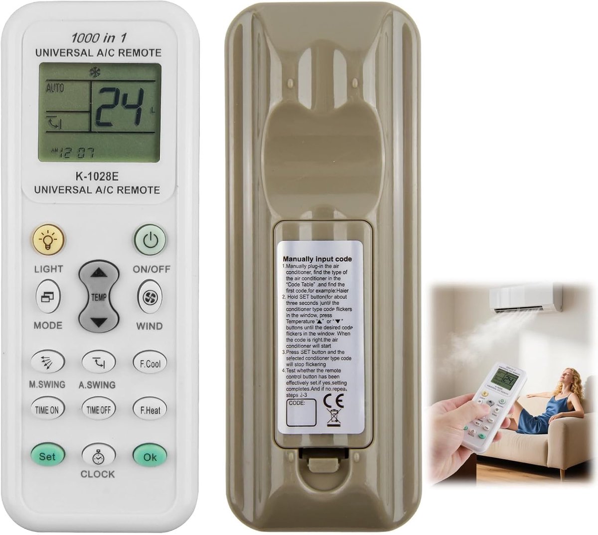 Afstandsbediening voor airconditioner