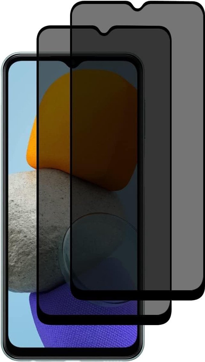 2 Pack Anti-Spy Screen Protector for Samsung Galaxy A70 - Full Screen Privacy Screen Protector, 3D Tempered Glass Film, 9H Hardness Anti-Peeping Full Coverage Protector Anti Scratch