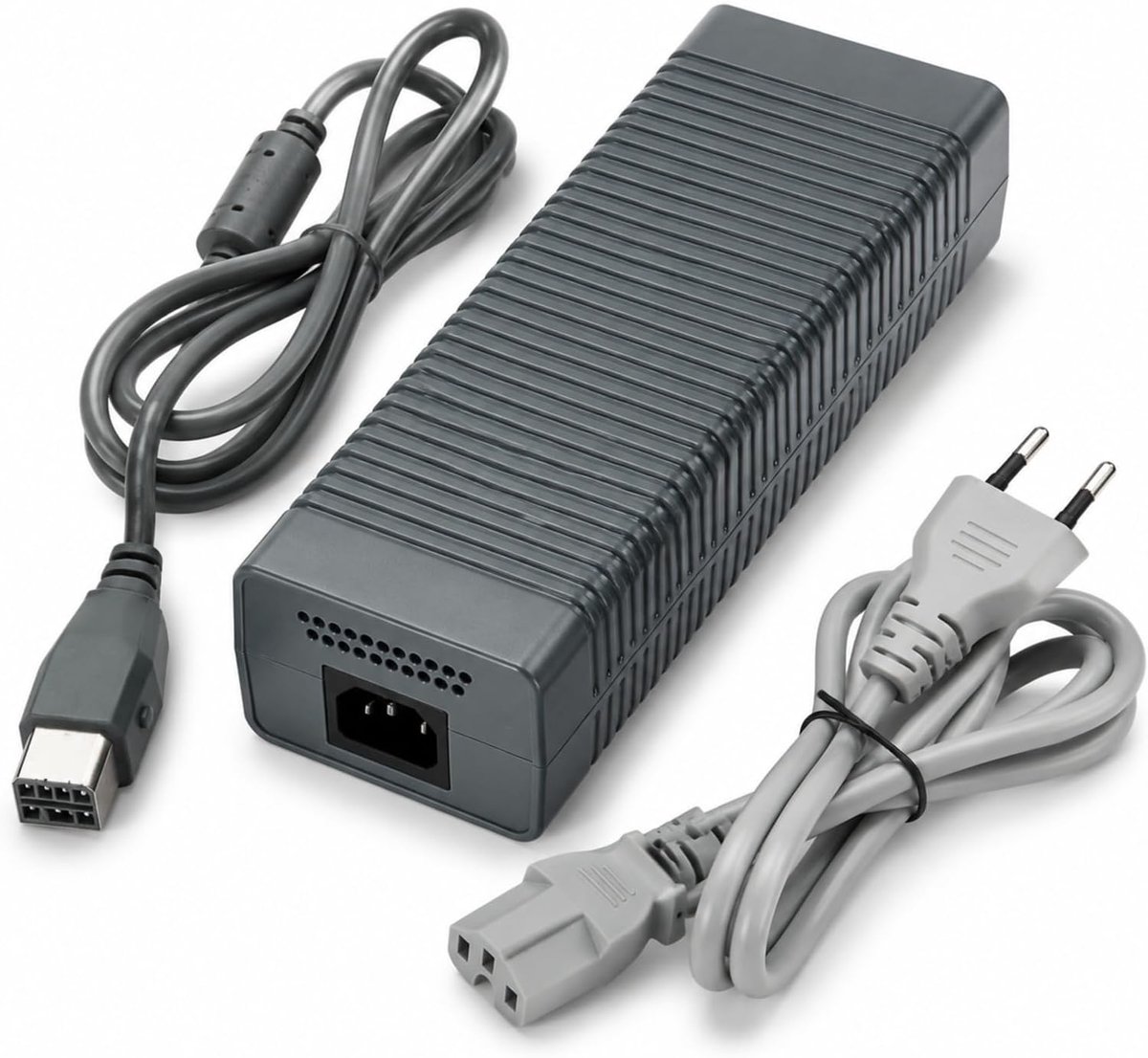 Generieke 360 ​​Power Adapter Gaming Console Voeding Oplader met netsnoer Streaming Adapter Voeding, Compatibel met het opladen van één console