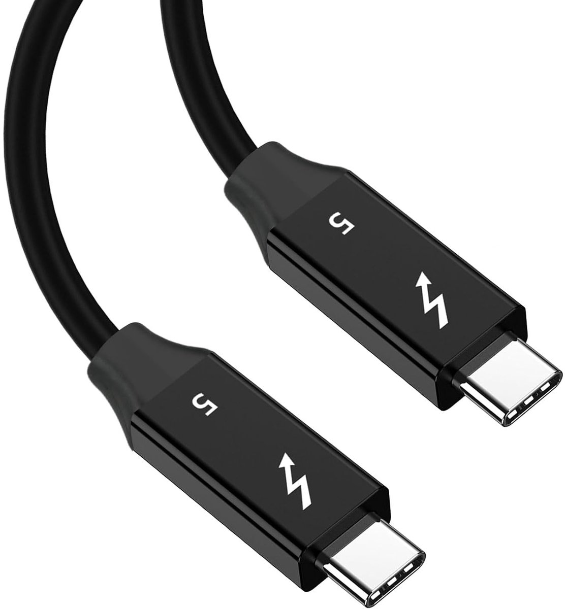 5-kabel, 80 Gbps datakabel, 240 W USB C oplaadkabel, EJ903W chip, ondersteunt 6K/8K, compatibel met Thunderbolt 4 en 3, voor MacBook, iPad, iPhone, Android