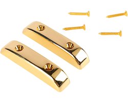 Duimsteun Jazz Duimsteun Bas Duimsteun, 2 Stuks Bas Duimsteun Anti Slip Lichtgewicht Jazz Gitaar Vingersteun Gitaar Duimsteun voor Comfortabel Speelinstrument (GM03 goud)