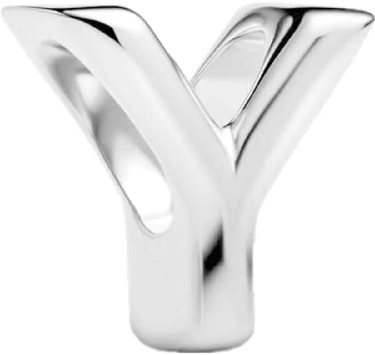 Letter charme hanger zilver 925 voor armbanden, rode charme hanger, kralen charmes, compatibel met Europese armbanden en halsketting voor vrouwen