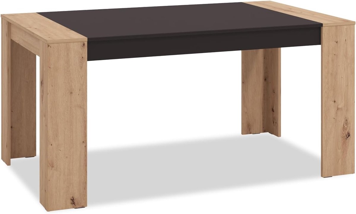 2531, eetkamertafel hout eiken tafel keukentafel eettafel 154x90 cm houten tafel eetkamer woonkamer keuken