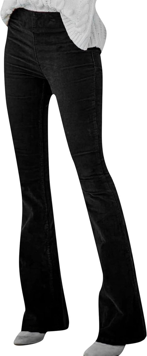 Winter Corduroy Warme Broek Micro-Grote Effen Kleur Broek Casual Veelzijdige Leggings