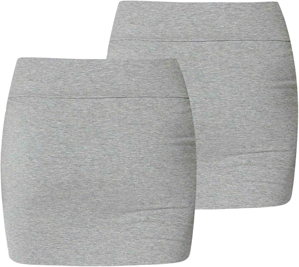 Minirok voor dames, set van 2 rekbare effen zomerrokken voor vrouwen, UK, hoge taille micro kokerrok, elegante vrijetijdskleding, stijlvolle feestkleding voor dames