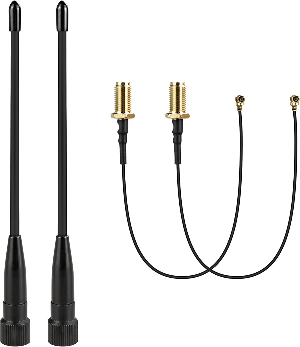 868 MHz LoRa-antenne 3 dBi versterking, groot bereik, flexibele zweepantenne met SMA-stekker + 15 cm IPX-verlengkabel voor LoRa Maker ESP32 V3 ontwikkelbord