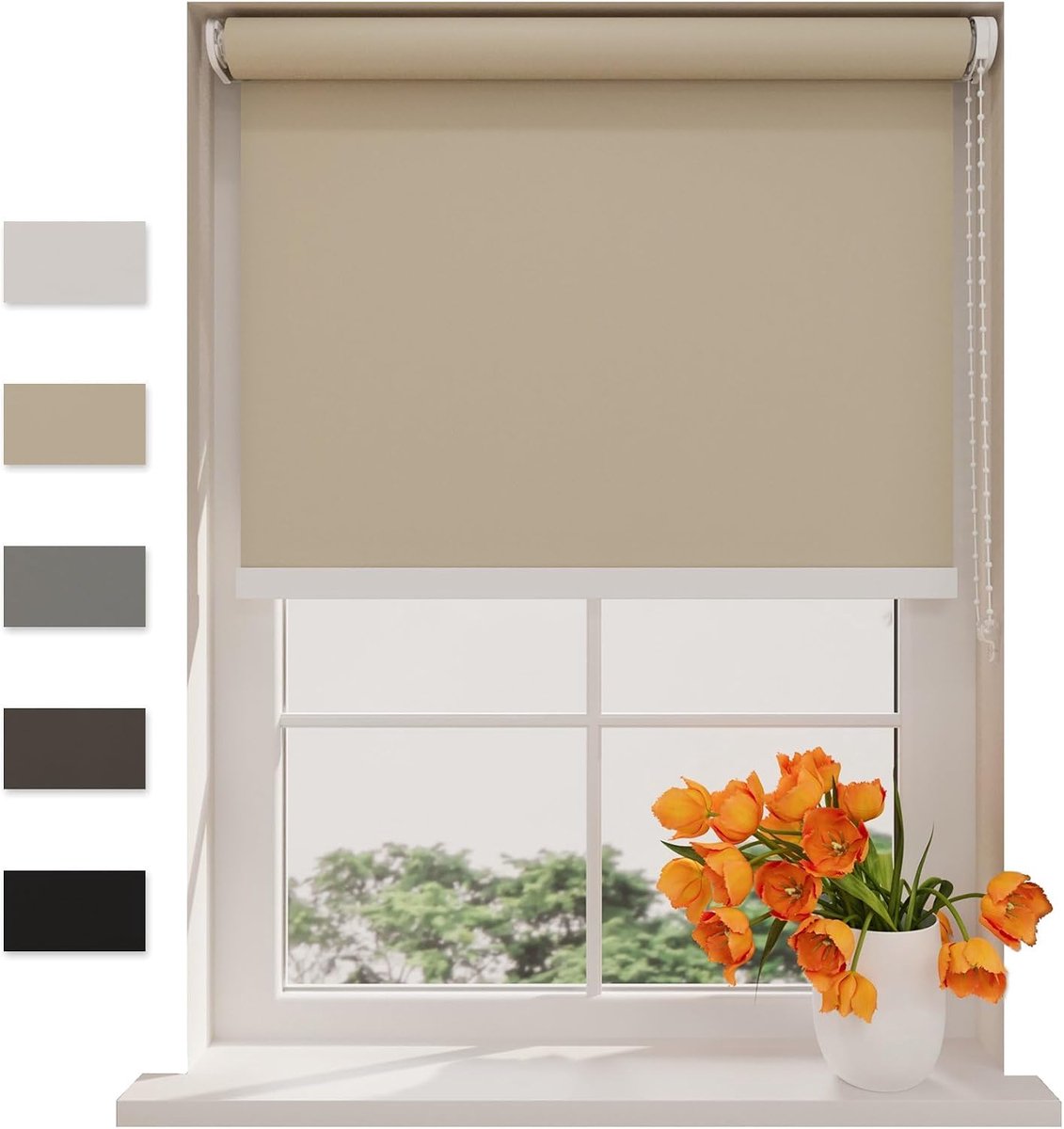 Easy Soft - Verduisterend - Beige - 210 x 190 cm