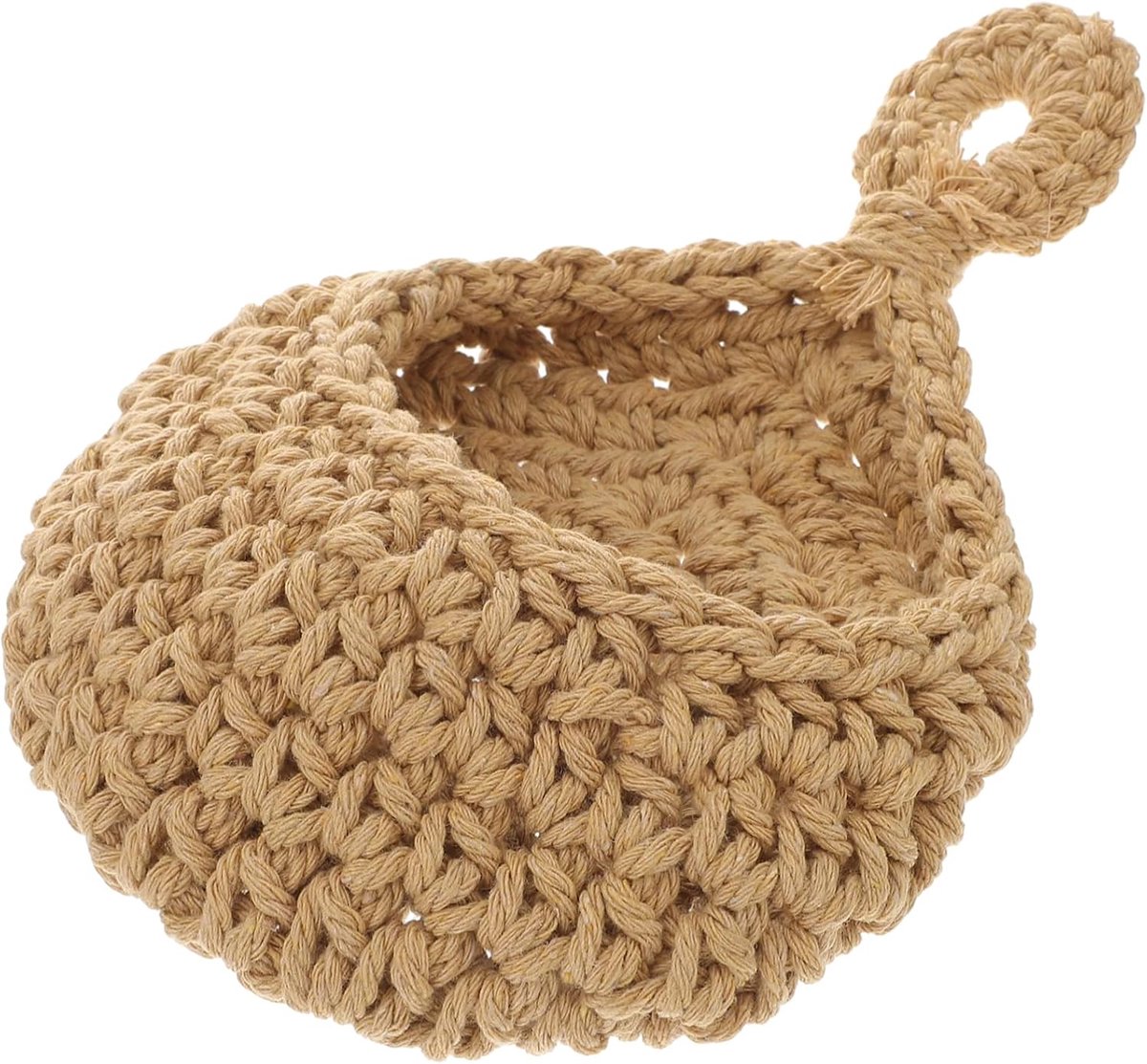 Hangende Groentemand Woven Rope Fruit Basket Voor Muurdecoratie De Keuken Handgeweven Opslagmand Voor Groenten Fruit Ruimtebesparend Duurzaam Cadeau Voor Verjaardagen Feestdagen