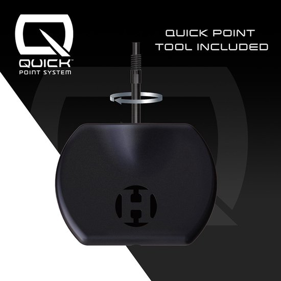 Harrows Supergrip Black Quick Point 90% - Dartpijlen van Harrows — afbeelding 4