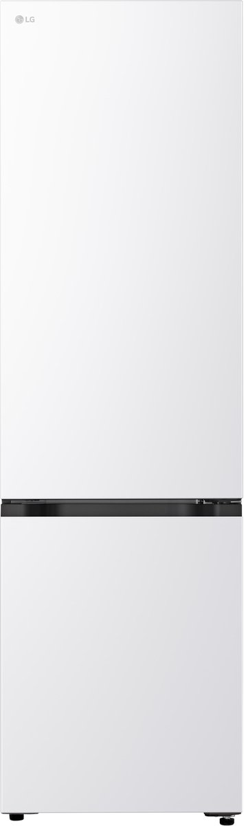 LG GBBSJ20DSW Koel-vriescombinatie 375L - Wit - Energieklasse D - Koel-vriescombinatie - DoorCooling+™ - ThinQ™ - No Frost - Omkeerbare deur