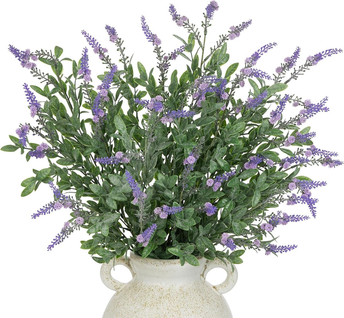 6 Stks Kunstmatige Lavendel Bloemen Stengels 72cm UV-bestendige Faux Lavendel Planten Realistische Paarse Kunstmatige Outdoor Bloemen voor Tuin Vaas Regeling Bruiloft Thuis Indoor Decoratie