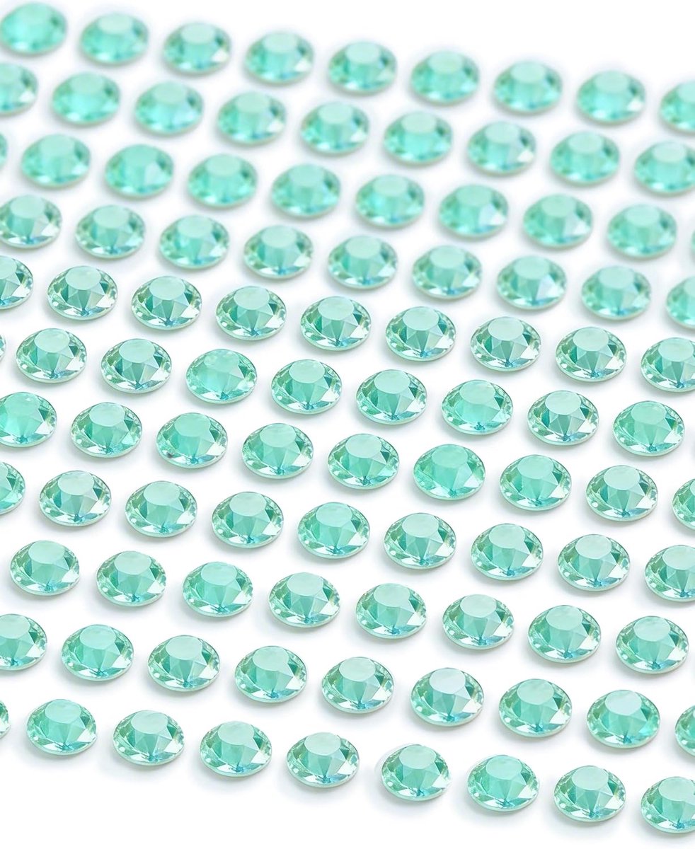 Strass Steentjes Zelfklevend - 640 Stk 5 Mm I Veelzijdige Decoratie & Hobby I Stick On Rhinestones Voor Kleding Nagels Gezicht Glitter Steentjes Knutselen Kit 40 Kleuren Diamantjes