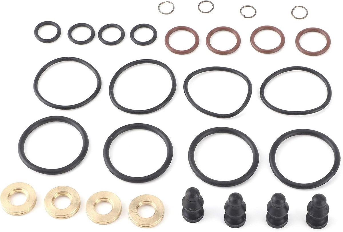 Aqxreight - Brandstofinjectorafdichtingsset, 4 sets Pompmondstukafdichtingssets Reparatieset brandstofinjectorafdichting Geschikt voor 1.9l 2.0l TDI PD