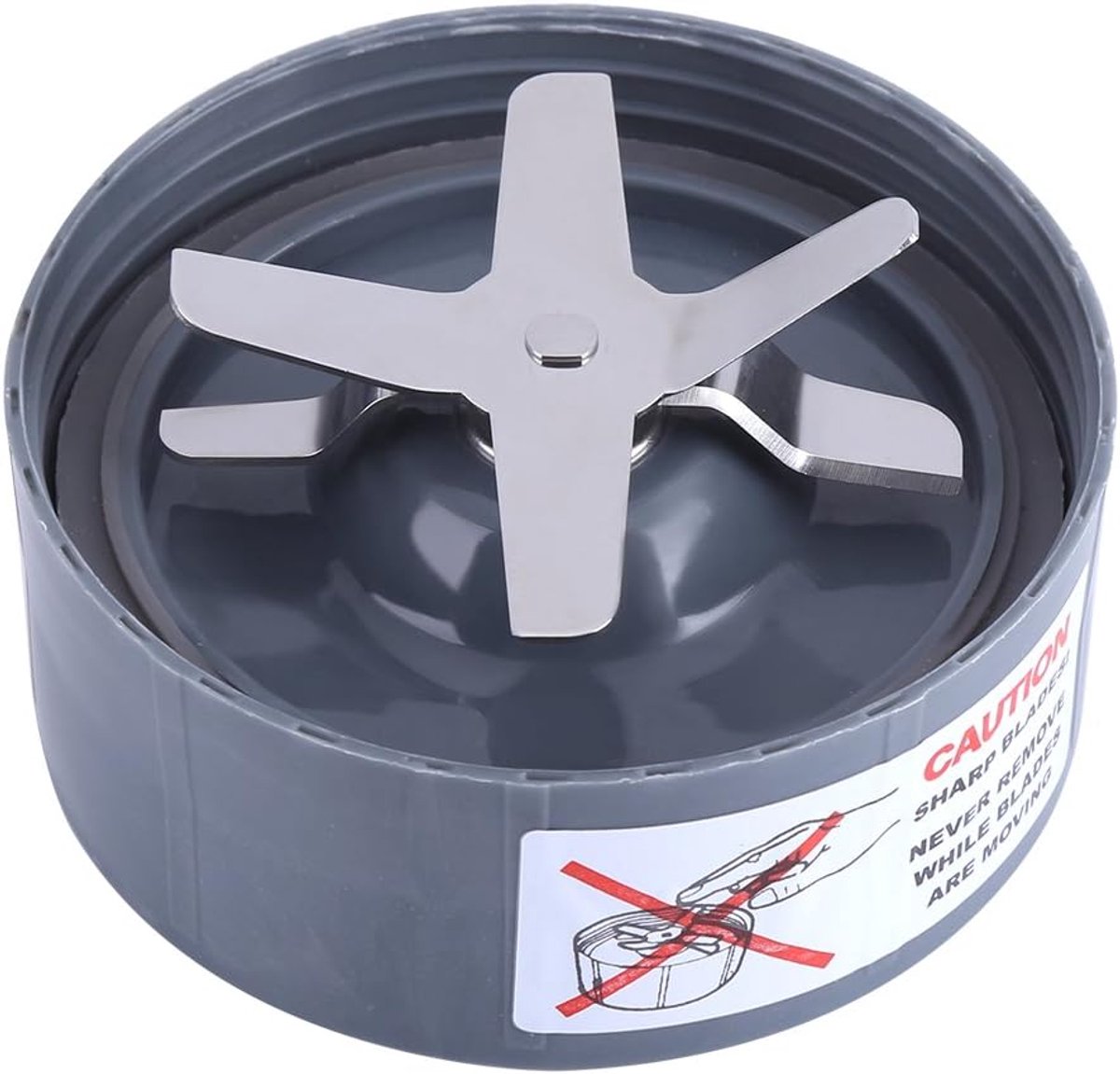 Bladbasis van roestvrij staal, reserveonderdeel voor trekker, gekruist, voor mixer, 600/900 W. 900W