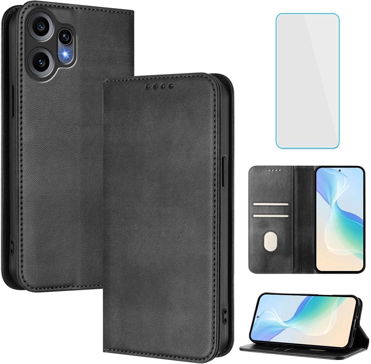 Hoesje voor Nothing CMF Phone 2 Pro 5G Hoes Zwart