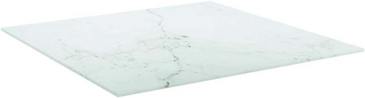 Glas Wit Marmer 60x60 cm 6 mm Gehard Glas