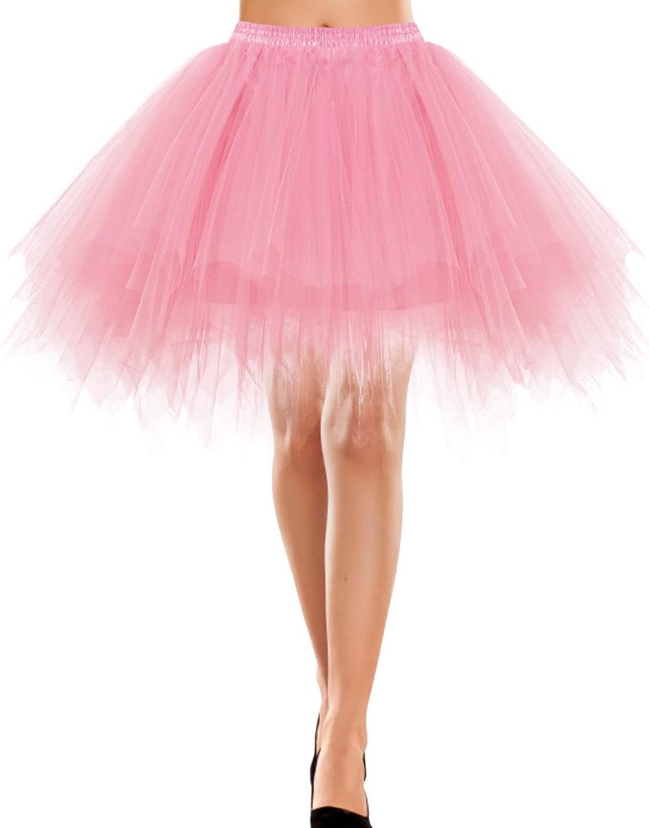 Vrouwen Tule Rok 50s Rockabilly Petticoat Tutu Onderrok Korte Ballet Dans Jurk Baljurk Ballet Avond Jurk Opportunity Accessoires
