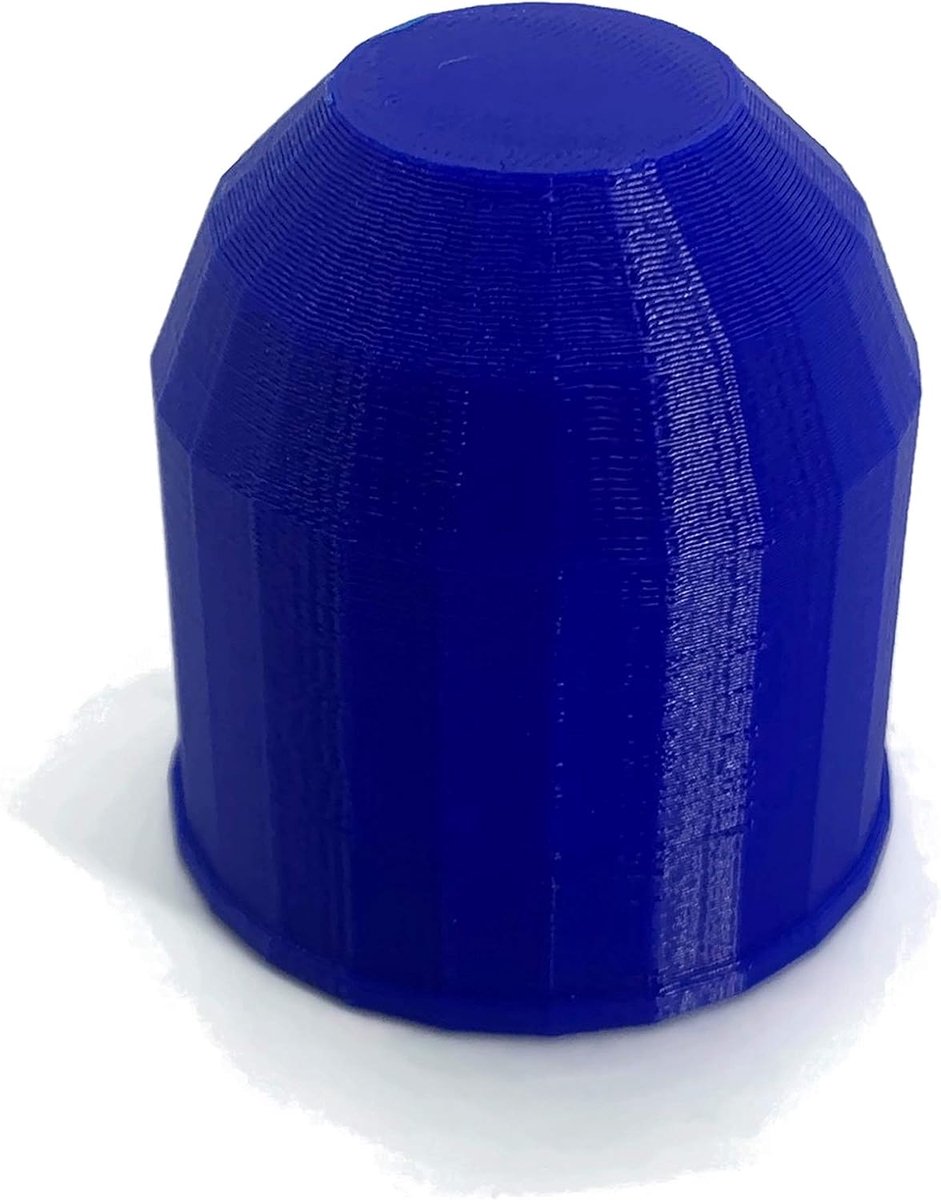 trekhaakkap blauw van polylactide voor optimale bescherming