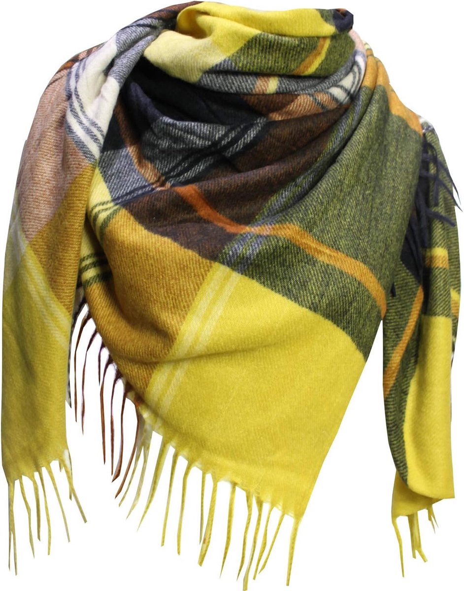 Sjaals voor dames, XXL grote sjaal halsdoek unisex sjaal poncho vorm wintersjaal