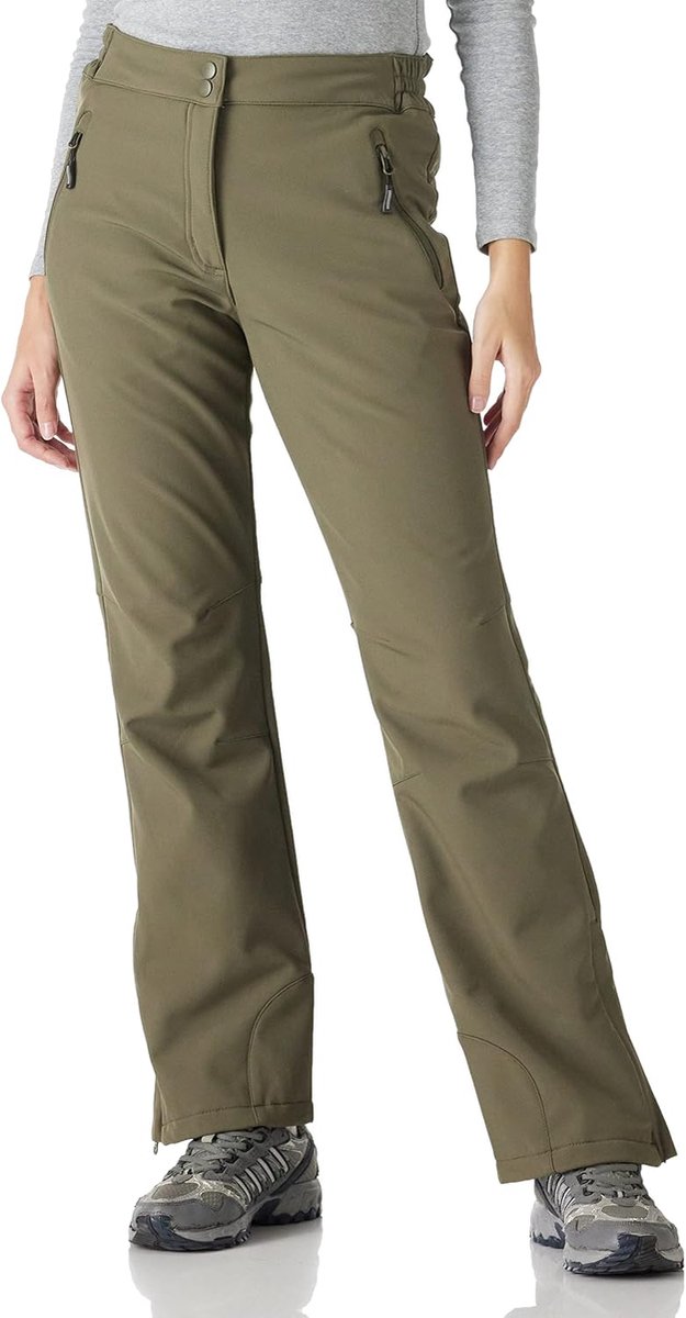 Ventures Outdoorbroek voor dames, wandelbroek, waterdichte softshellbroek, winter, thermische broek, skibroek, warm gevoerd, werkbroek, snowboard-broek, winddicht, trekkingbroek