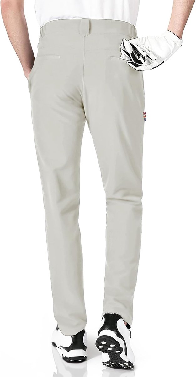 Golfbroek Waterdichte Slanke Pasvorm Lichtgewicht Stretch Buitenbroek