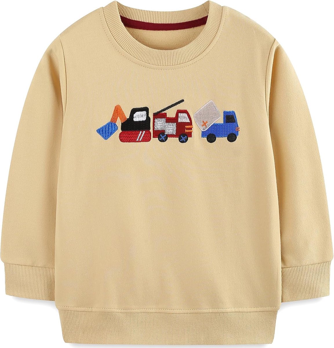 Kindersweatshirt voor jongens, Kerstmis, cartoon, pullover met lange mouwen, katoen, maat 92-122, 1-7 jaar