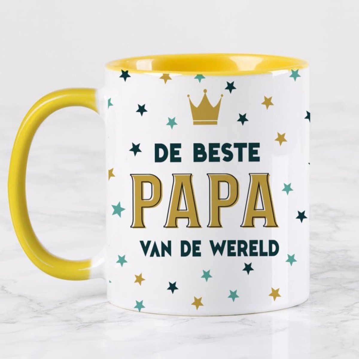 Mok De beste vader ter wereld | Mok voor Vaderdag | Beste Geschenken voor Papa| Cadeau voor vader | Koffiemok 325 ml.