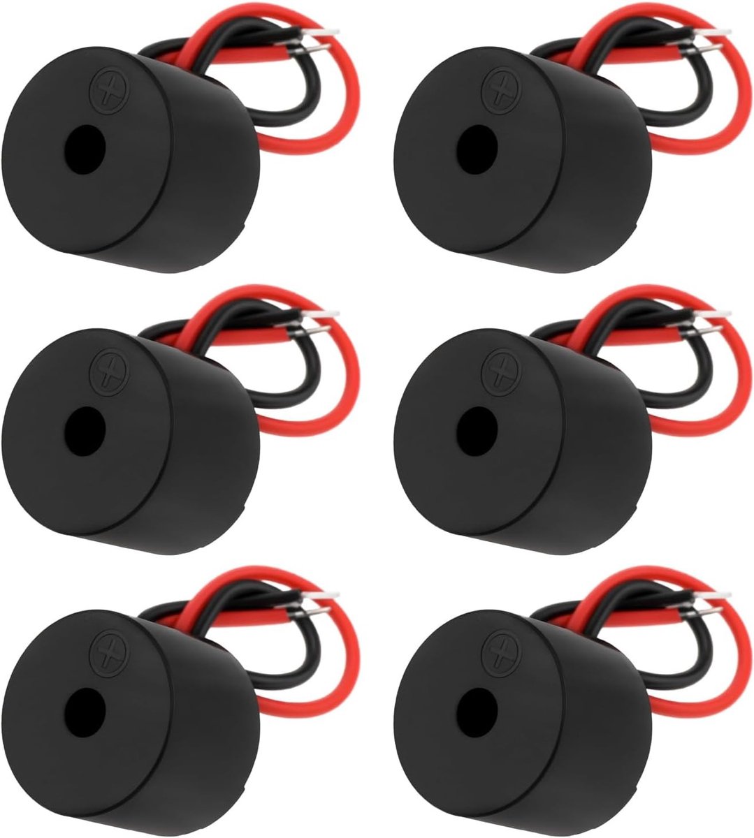 6 Stuks Golfkar Richtingaanwijzer Herinneringspieper 12V 25mA Elektronische Buzzer Geschikt voor Club Car, Motorfiets en ATV, Compatibel met E-Z-GO en Yamaha