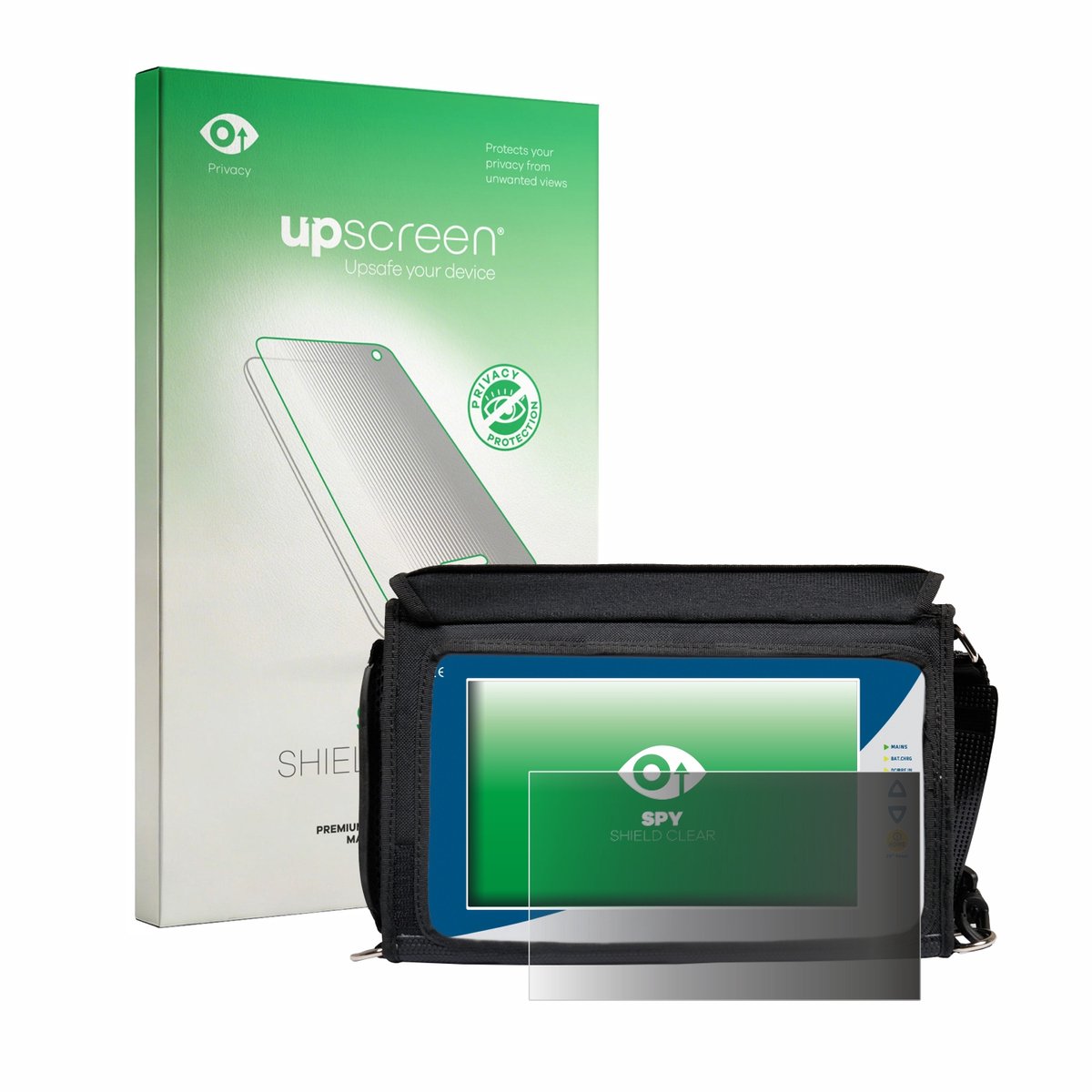 upscreen - privacy screenprotector voor Rover EXA 9 - Folie Beschermfolie Blauwlichtfilter