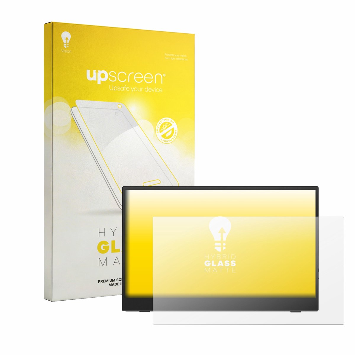 upscreen - Screenprotector voor HGFRTEE B156-SZF06L6 15.6" - Folie Beschermfolie Beschermglas matte