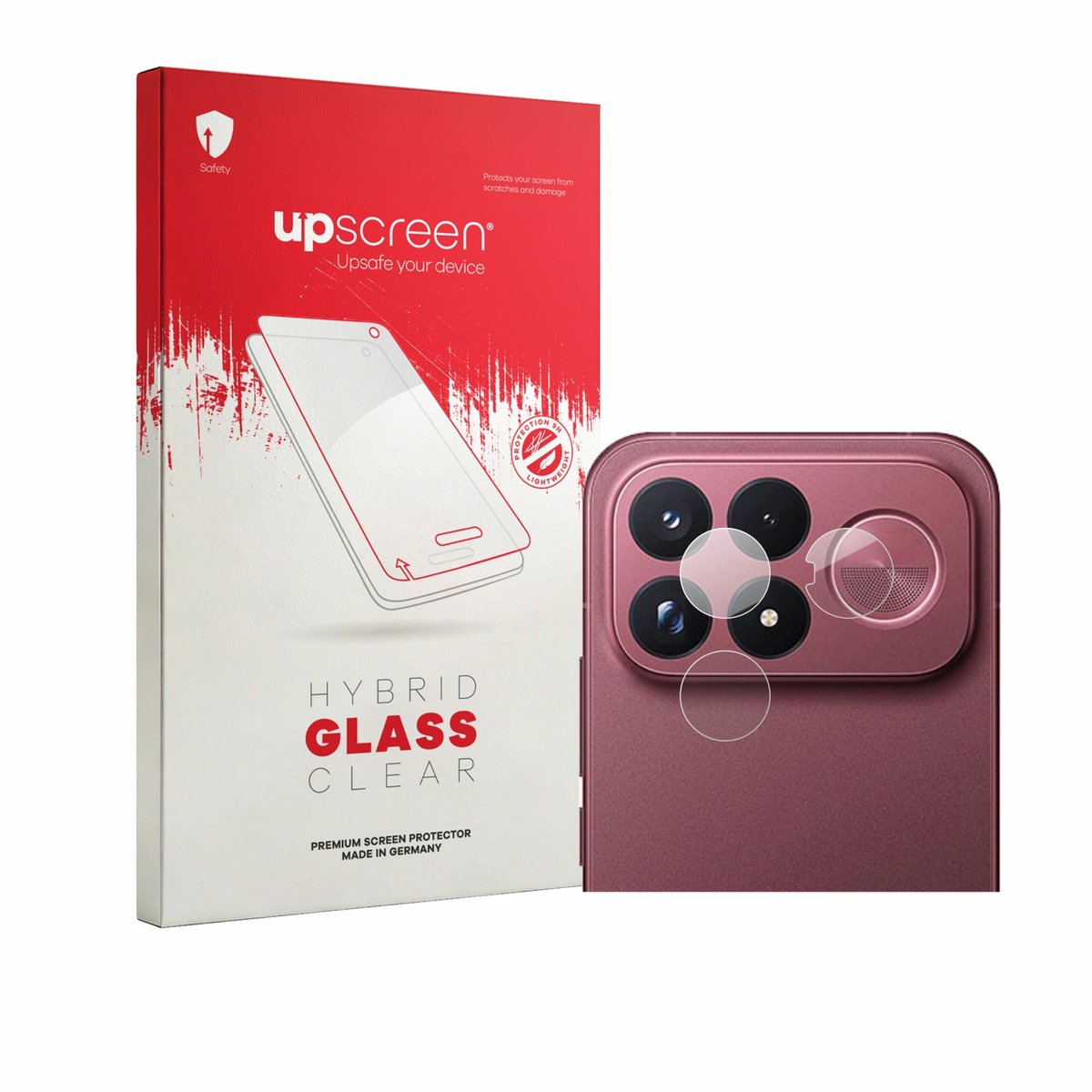 upscreen - Screenprotector voor Xiaomi Poco F9 Ultra (ALLEEN Camera Lens) - Folie Beschermfolie Beschermglas transparant