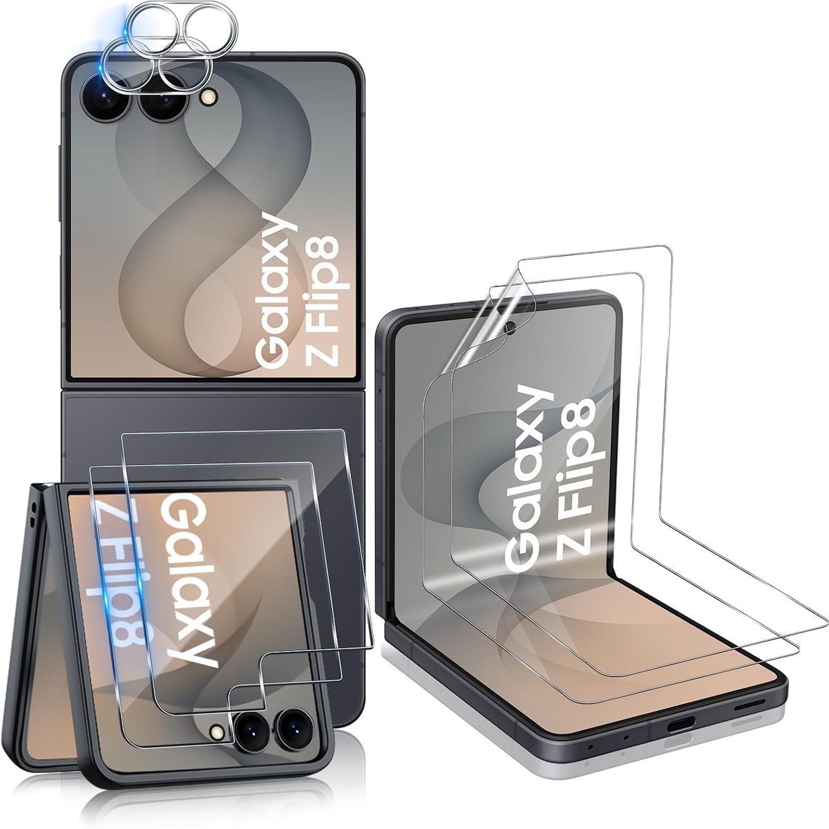 Beschermfolie voor Samsung Galaxy Z Flip 8/ Z Flip8 voor pantserglas