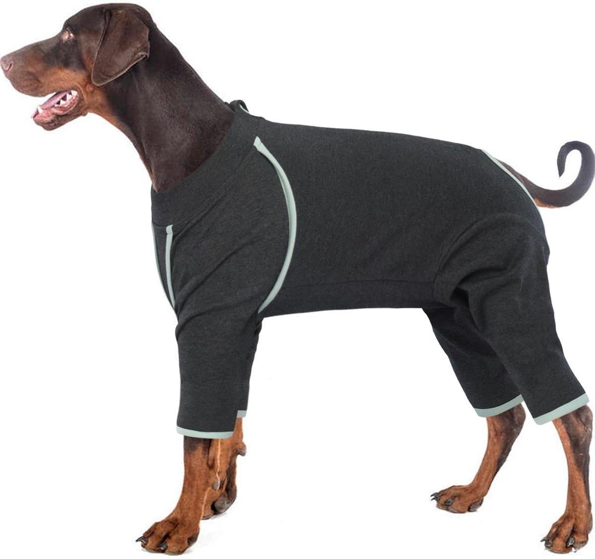 Herstelkostuum - Lange Mouw Hond Onesie voor Reu & Teef, Post-Operatie Lichaamskostuum voor Wondbescherming, Kegel Alternatief