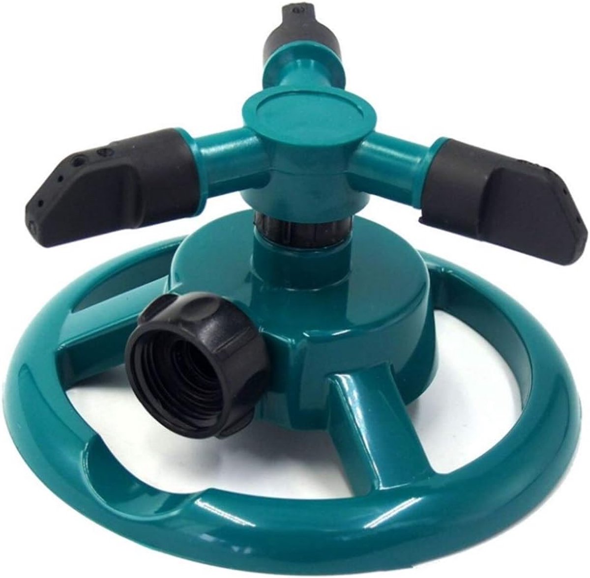 Irrigatie 360-graden automatisch draaien van Small drieledige Water Sprinkler (Size : Dark green)