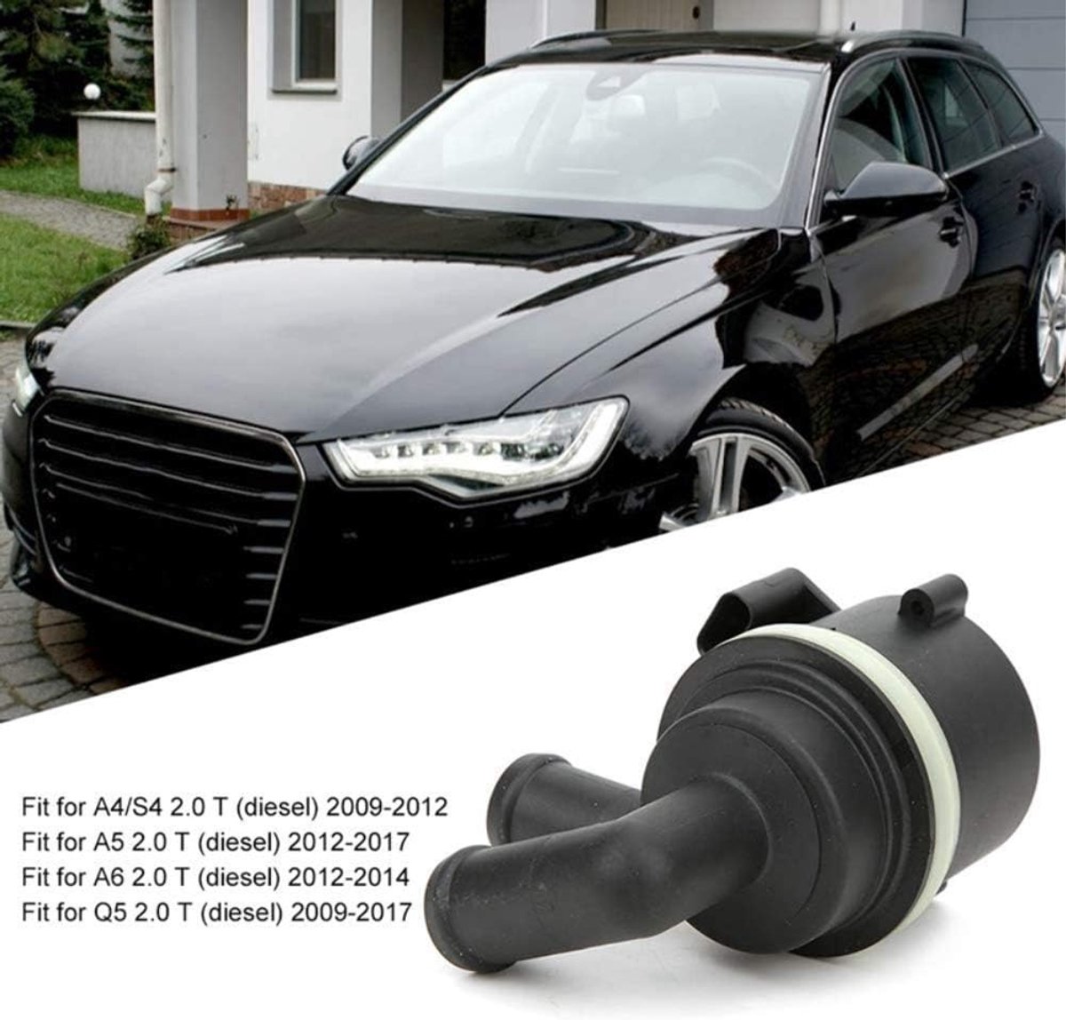 blokverwarmer 5N0965561A 5N0965561 5N0 965 561 compatibel voor Audi - VW Caddy Passat Jetta - Seat Skoda