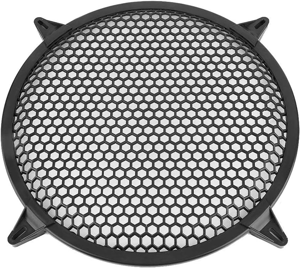 Luidspreker Cover Car Audio 1 stuk Plastic Mesh Cover voor Woofer Modificatie Bescherming Guard(12 inch)