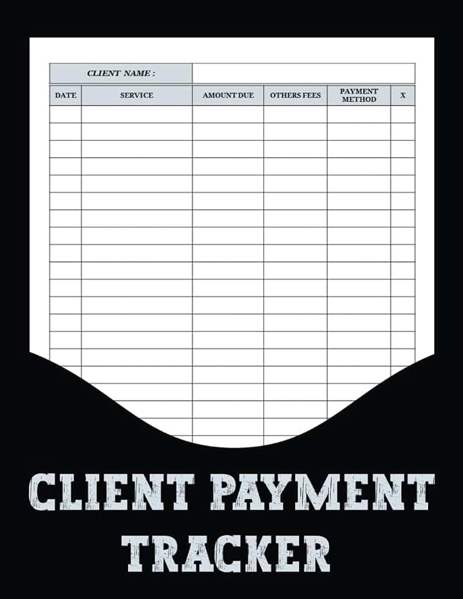 Payment Tracker: Efficiently track all incoming payments with this register, simplifying the management of your finances and customer accounts.