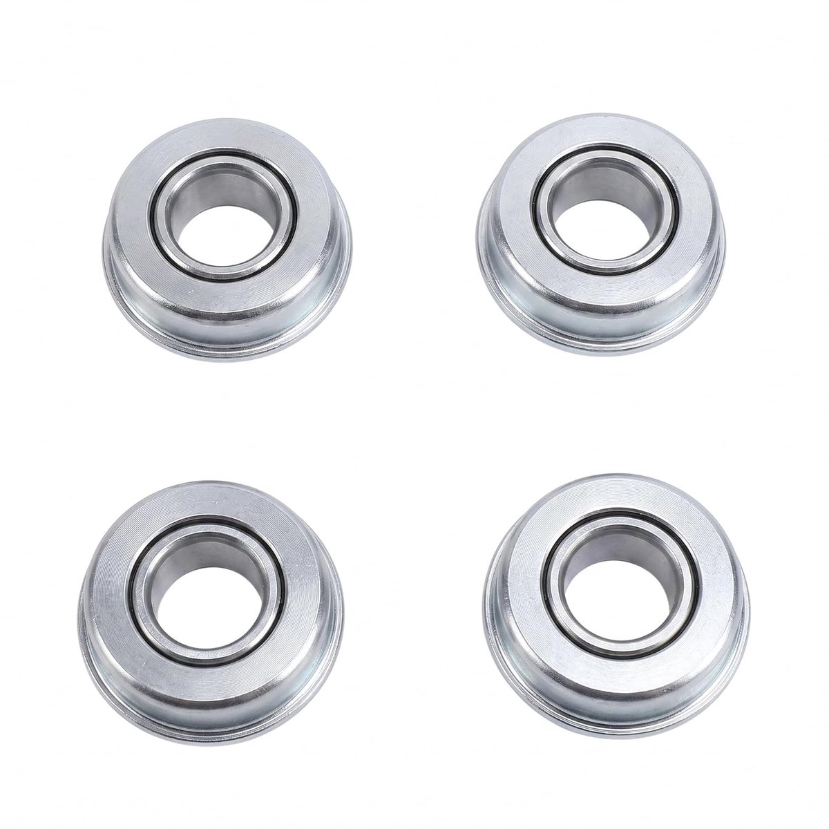 4 stuks grasmaaierlagers, ID 0,5 inch x OD 1,12 inch stalen maaier wiellager vervangende onderdelen