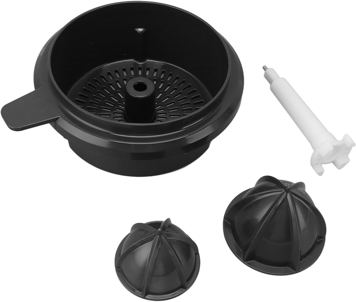sinaasappelpers, zeefmand met perskegel, ABS-kunststof, sapcentrifuge, machineonderdelen, accessoires voor