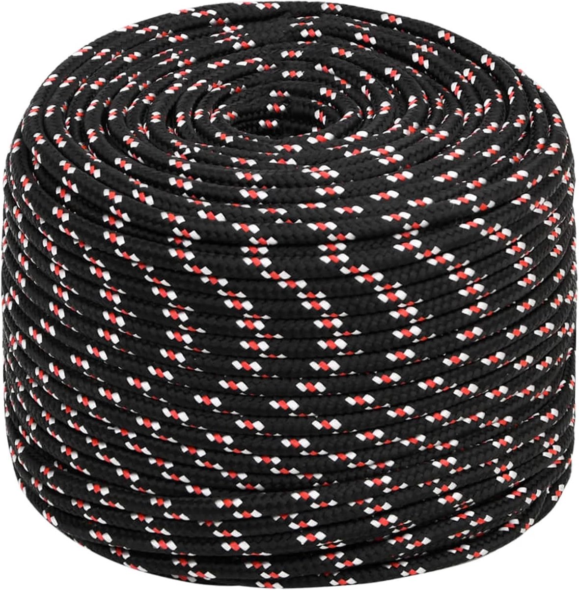 Touw 6 mm 25 m van polypropyleen, touw, gevlochten, voor verankering en vastmaken - 152337