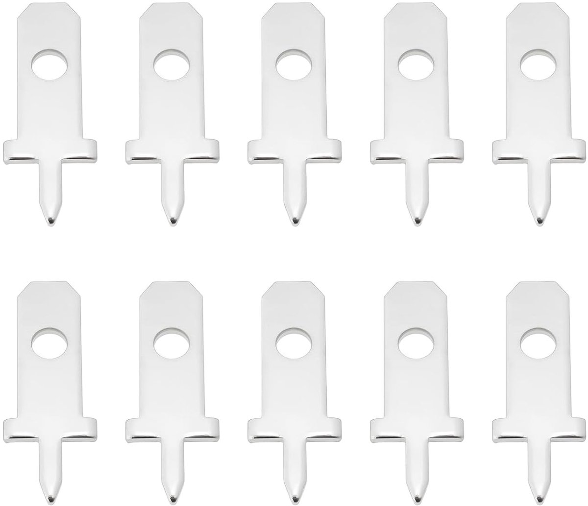 100x Speld Tin-Plated Messing 2.8x10.6x3.9x0.5mm van de Kringsraad Geschikt voor Kabel Solderende Raad