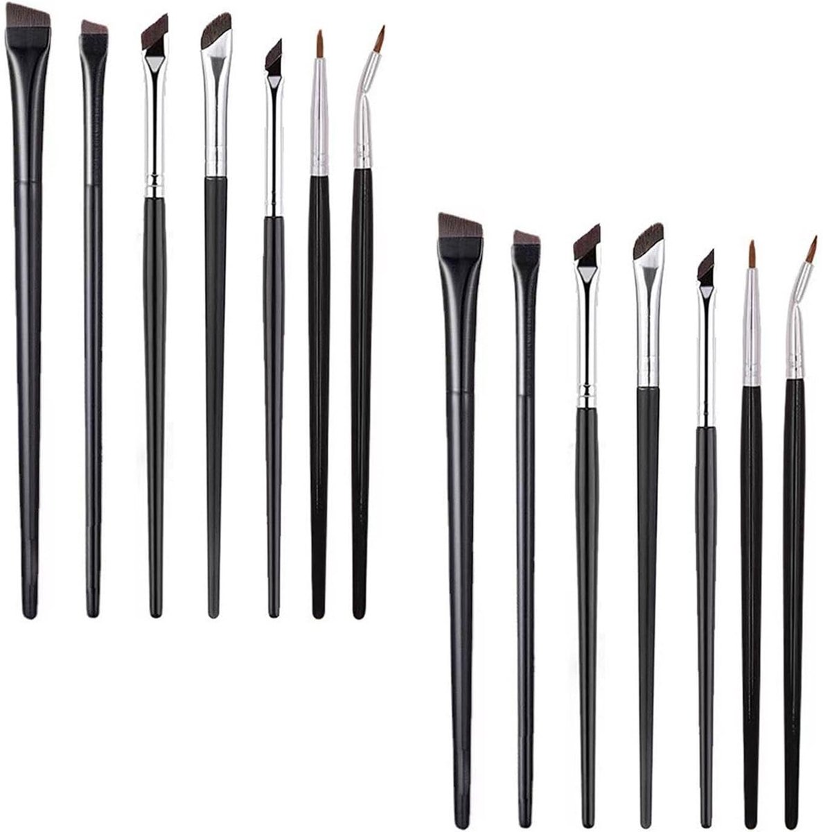 14-Delige Make-Upborstelset, Professionele Make-Uphulpmiddelen, Zachte Borstelkop, Ultradun En Nauwkeurig, Een Must-Have Voor Make-Upartiesten.