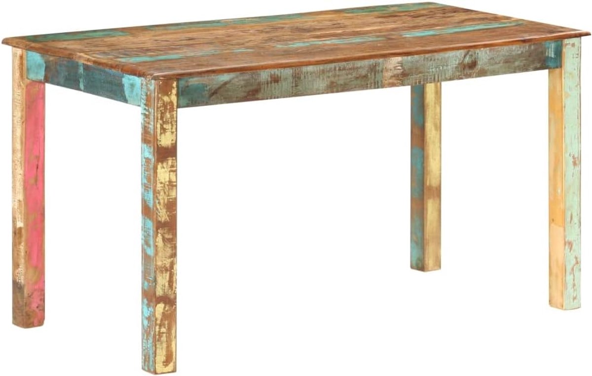 Gerecycled hout antieke stijl tropisch hout 140x70x76 cm