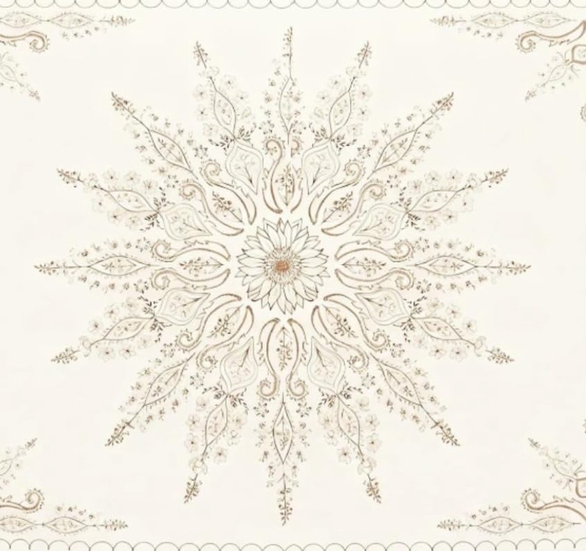 Decoratief behang, 150 x 130 cm, zachte stof, wandkleed voor