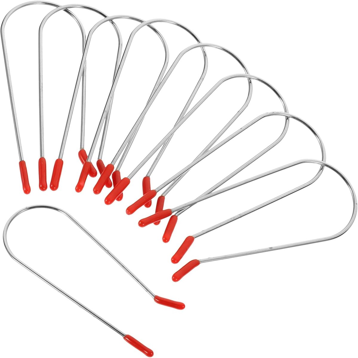 16 stuks Roestvrijstalen Hot Roller Klemmen Vervanging Hot Curler Pins voor Krullend Haar Comfortabele U-vorm Clips voor Thuis Salon Gebruik