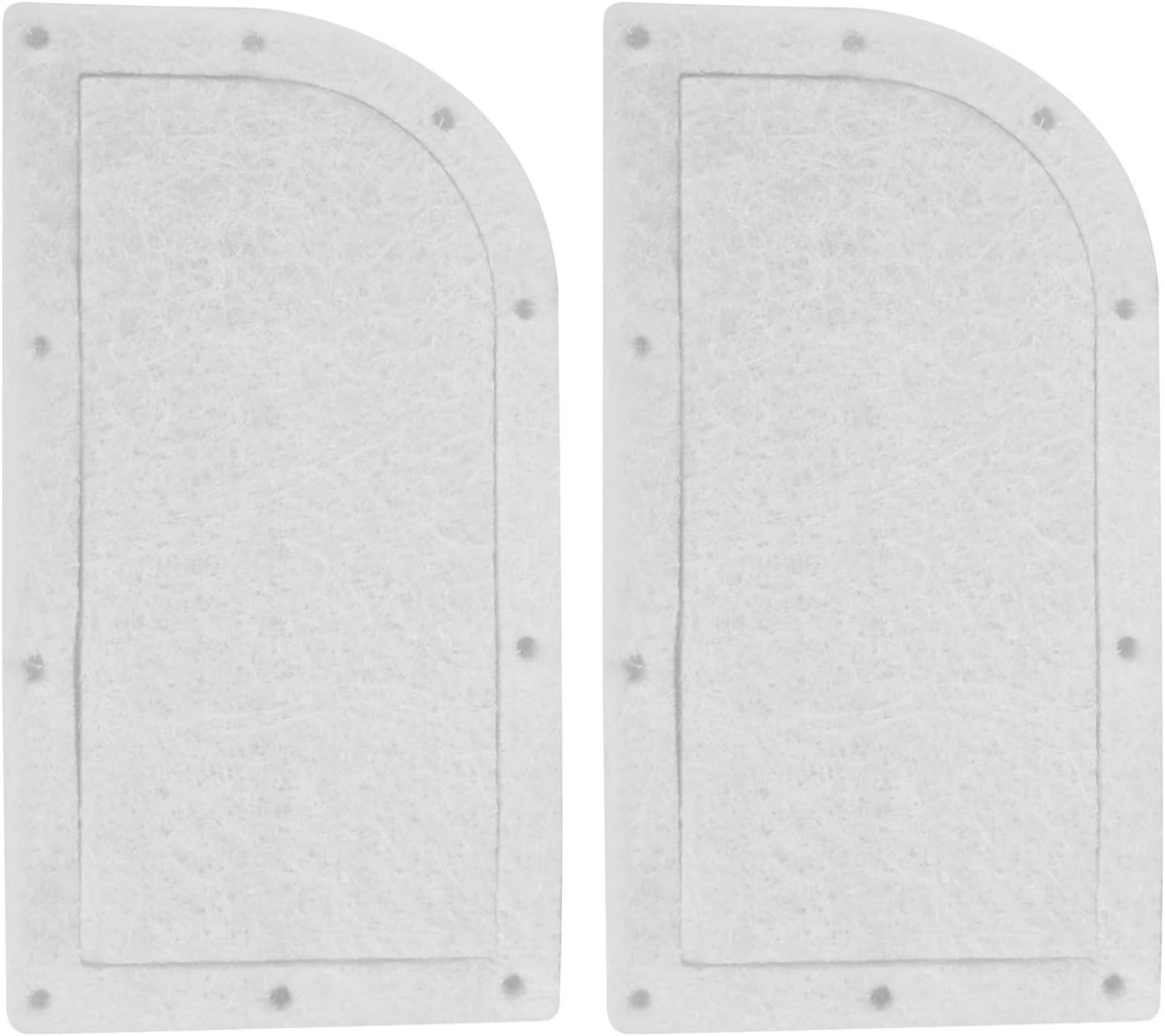 2 Stuks 070811 Brandertoegangspakking, 16x9cm Vervangende Afdichtingspakking voor Ovendeur Compatibel met Suburban RV-Oven (Wit)