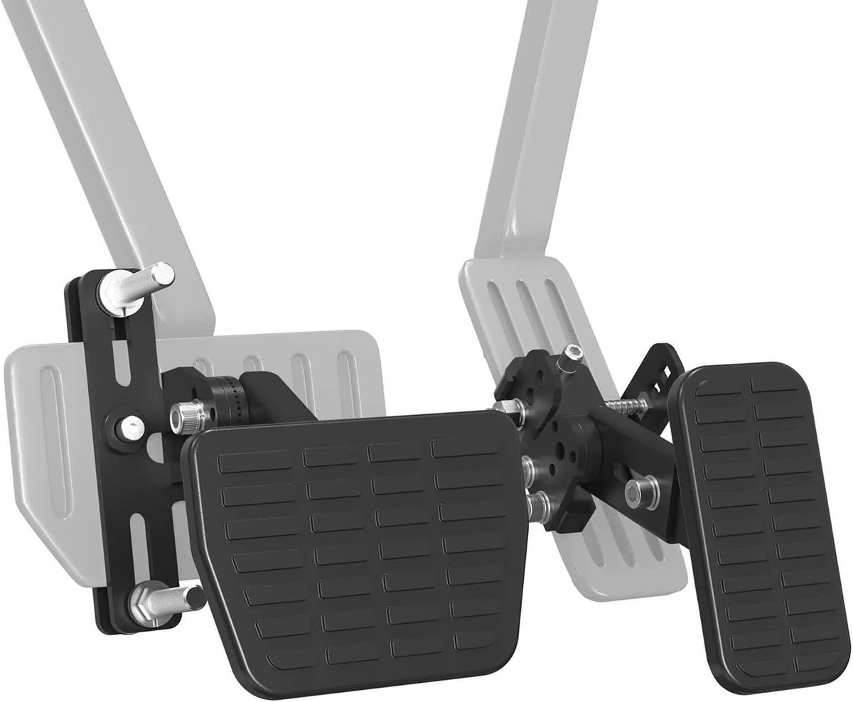 Rempedaalverlenging en gaspedaalverlenging voor kleine bestuurders, antislip auto-voetpedaal, auto-rempedaalaccessoires, universeel voor alle automerken (rem- en gaspedaal)