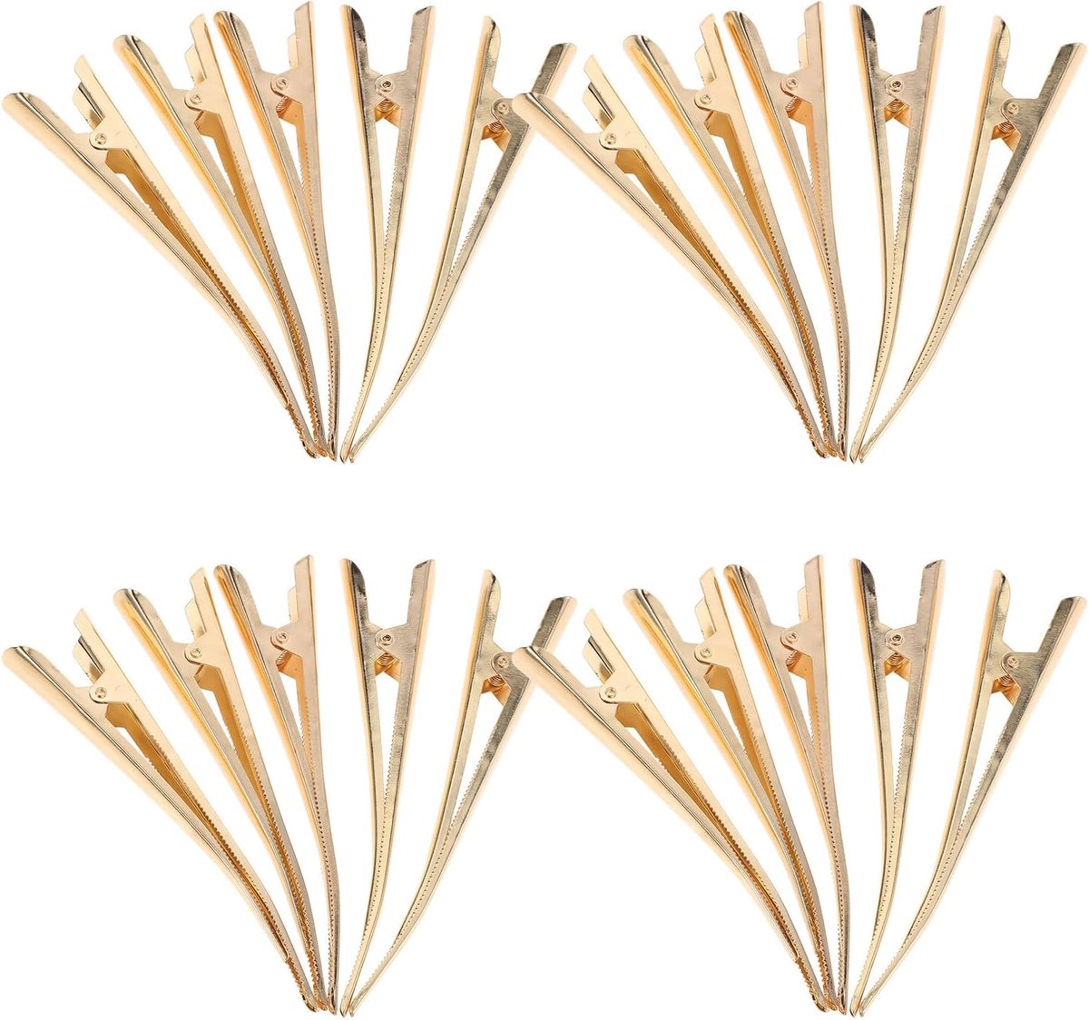 20 Stuks Metalen Duckbill Haarclips Extra Dik Retro Alligator Barrettes Voor Styling Kleuren Veilige Grip Comfortabele DIY Haaraccessoires Voor Meisjes Salongebruik