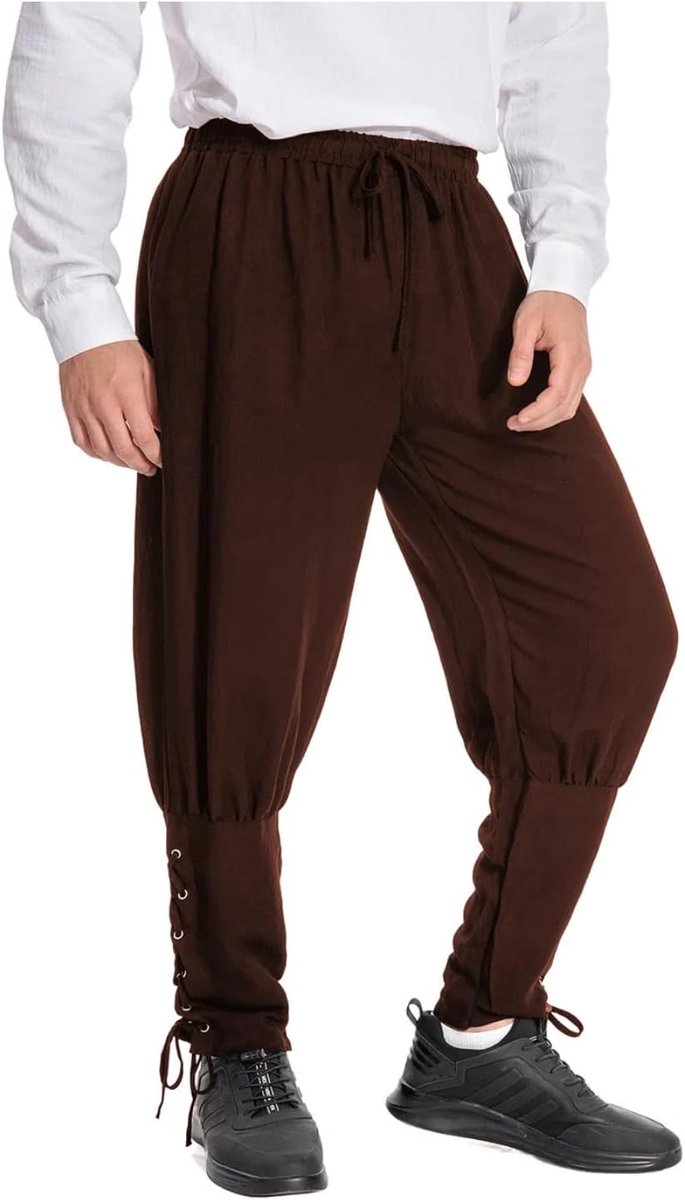 Lente Zomer Herfst Broek Middeleeuwse Renaissance Broek Gestreepte Vintage Piraat Broek Viking Navigator Broek