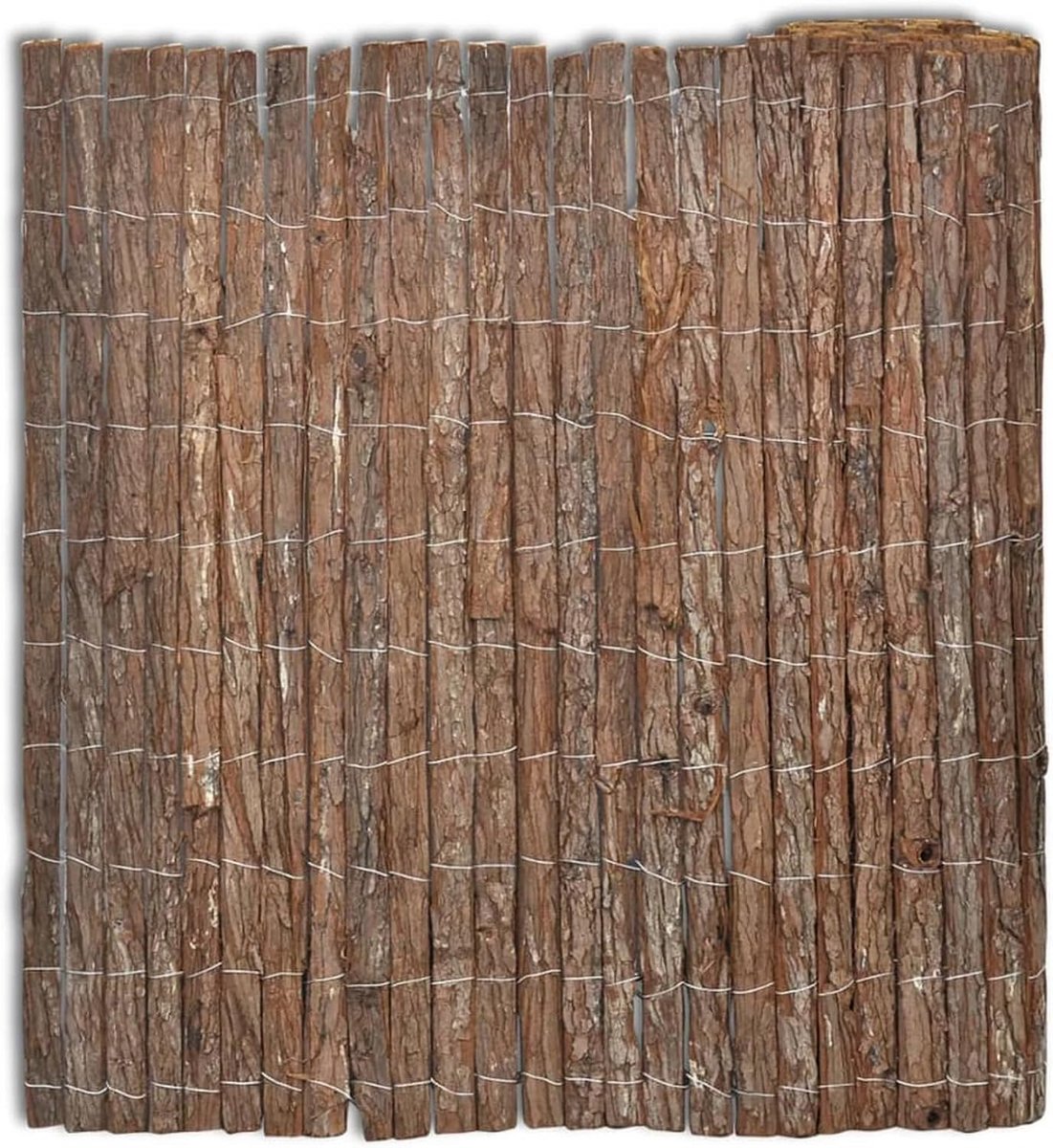 Yorten SolVision schors omheining inkijkbescherming schors 400 x 100 cm inkijkbescherming natuur als wind- en inkijkbescherming voor tuin en balkon